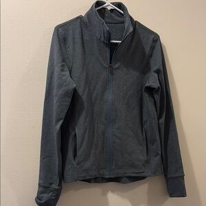 Pact Women's Gray zip up Jacket - small - organic cotton